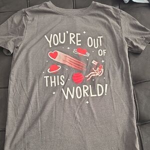 Cat & Jack Gray 'You're Out of This World' Tee